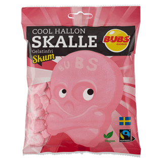 Bubs Cool Hallon Skalle Skum 12 X 90 G