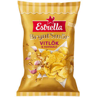 Estrella Brynt Smör, Vitlök & Havssalt 21 X 175 G