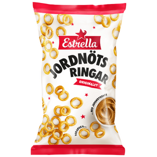 Estrella Jordnötsringar 24 X 175 G
