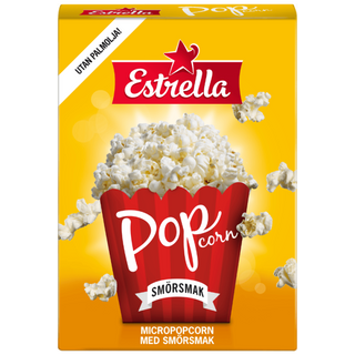 Estrella Micropopcorn Smörsmak
