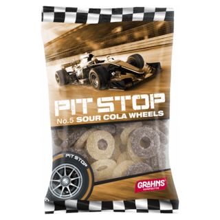 Grahns Sour Cola Wheels 12 X 100 G