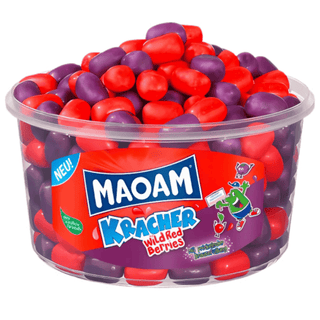 Haribo Maoam Kastanjer Wild Red Berries 6 X 1,2 KG