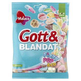 Malaco Gott & Blandat Fizzy Pop 36 X 130 G
