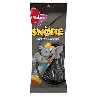 Malaco Snöre Lakrits 24 X 94 G