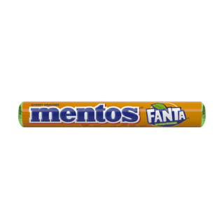 Mentos Fanta Orange 37,5 g – Söt och Syrlig Läskupplevelse i En Smidig Storlek