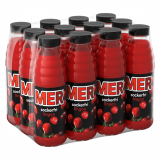Mer Lingon Sockerfri 12 X 50 CL
