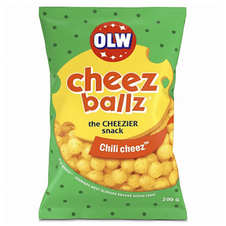 OLW Cheez Ballz Chili Cheez 15 X 200 G