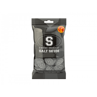 S-Märke Salt Skum 70 G – Salt Godis