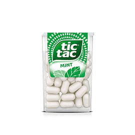 Tic Tac Mint 18 g – Fräsch Mintsmak för Friska Andedräkter
