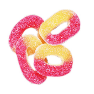 Trolli Persikoringar 1 KG