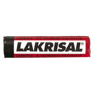 Lakrisal Salmiak Röd Leaf 40 X 25 G