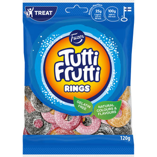 Fazer Tutti Frutti Rings 24 X 120 G