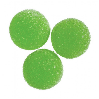 Grahns Iceminttoppar, gröna sockrade mintgodis-toppar med frisk mintsmak, 2 kg.