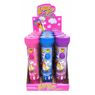 Funny Candy Unicorn Laser Pop 12 X 21 G