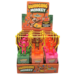 Funny Candy Swinging Monkey 12 X 14 G
