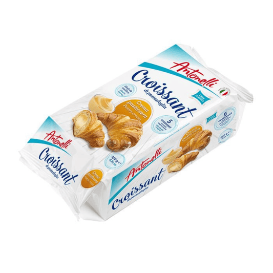 Antonelli Croissant Crema 5-pack – Färska Croissanter med Krämig Fyllning
