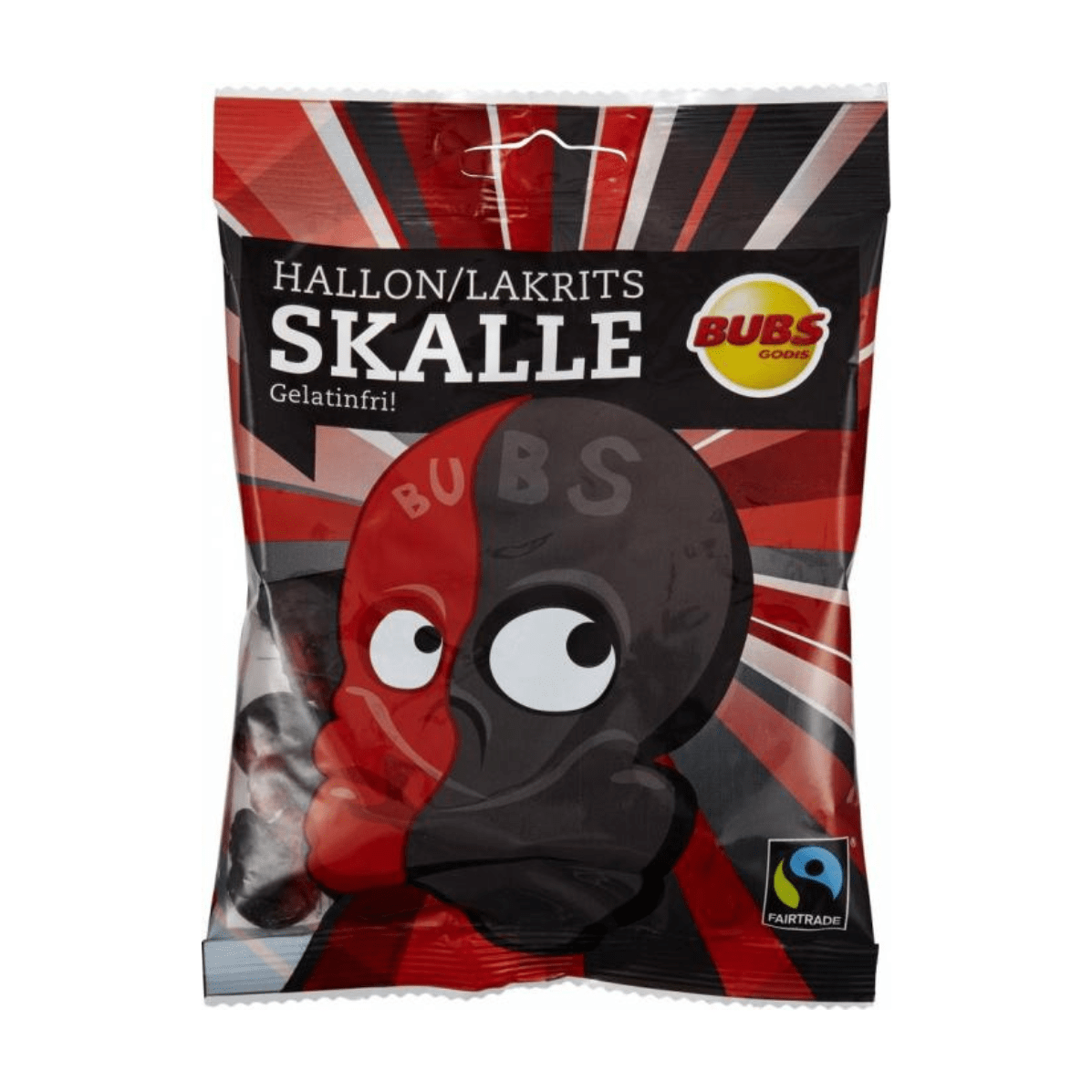 Bubs Hallon/Lakrits Skalle 90 G – Klassiska Smaker till Grossistpris