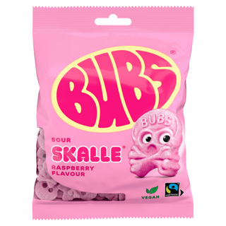 Bubs Raspberry SKALLE 12 X 90 G