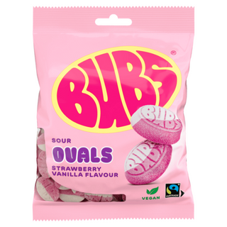Bubs Strawberry Vanilla OVALS 12 X 90 G