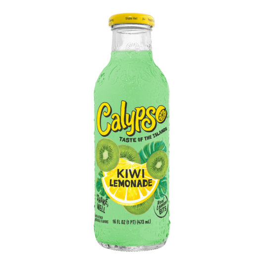 Calypso Kiwi Lemonade 473ml -- Frisk Lemonad med Exotisk Kiwi och Citrussmak