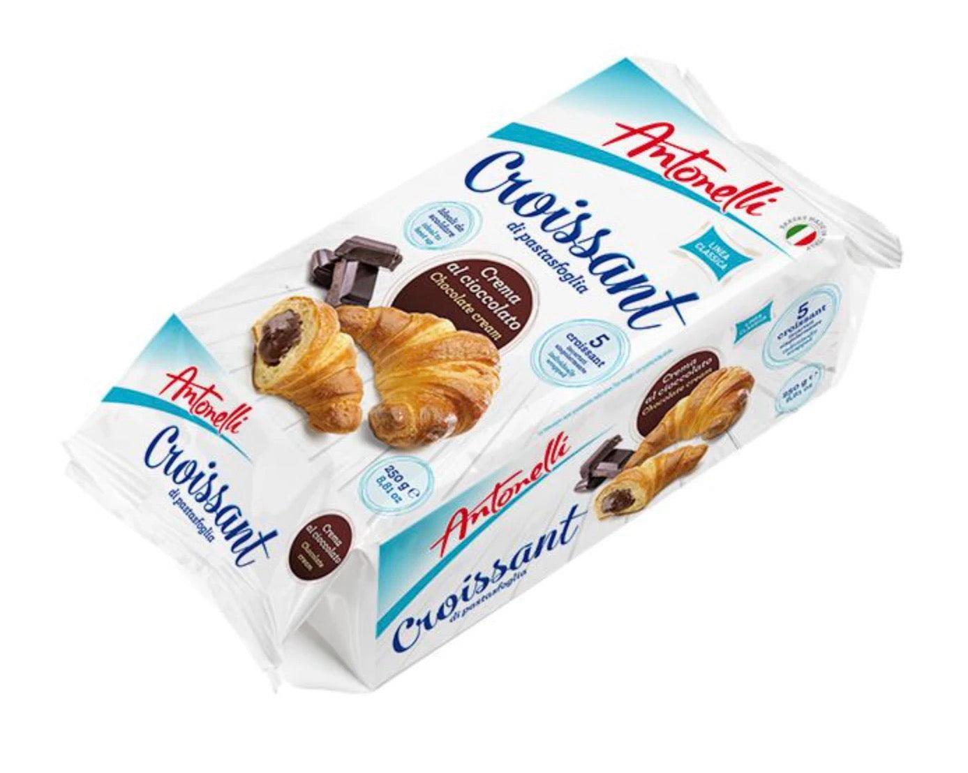 Croissant Choklad Antonelli 8 x 250 g – Frasig och Fylld Med Choklad