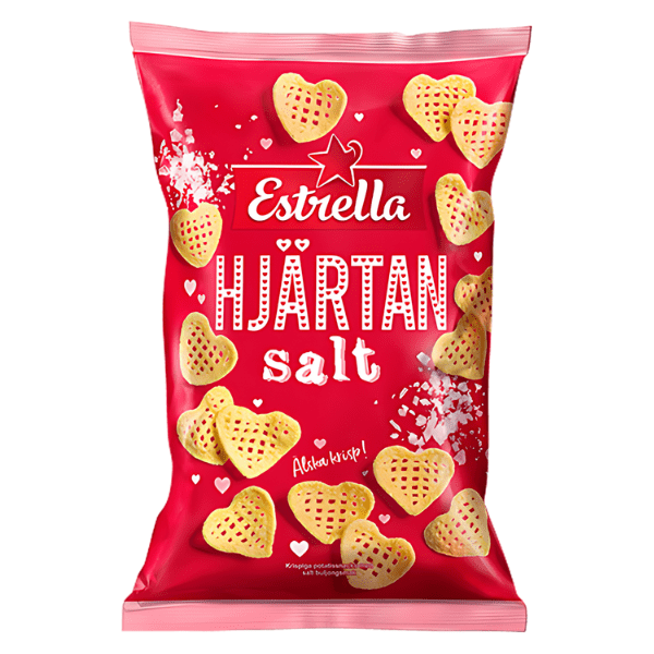 Estrella Hjärtan Salt 85 G