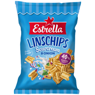 Estrella Linschips Sourcream & Onion 12 X 90 G