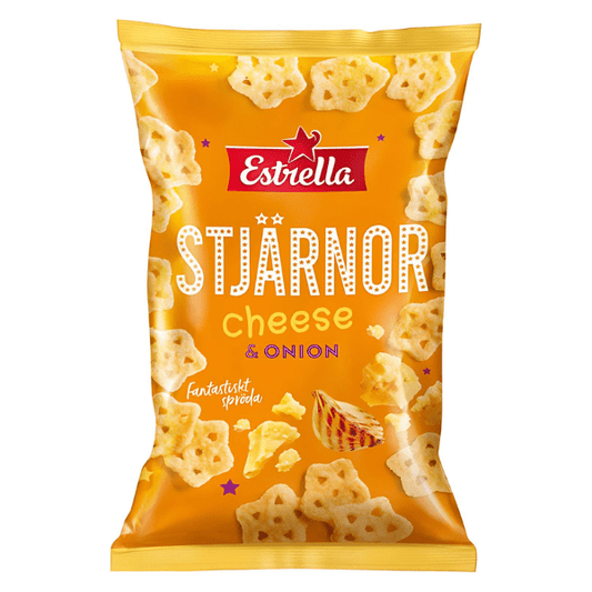 Estrella Stjärnor Cheese & Onion 85 G