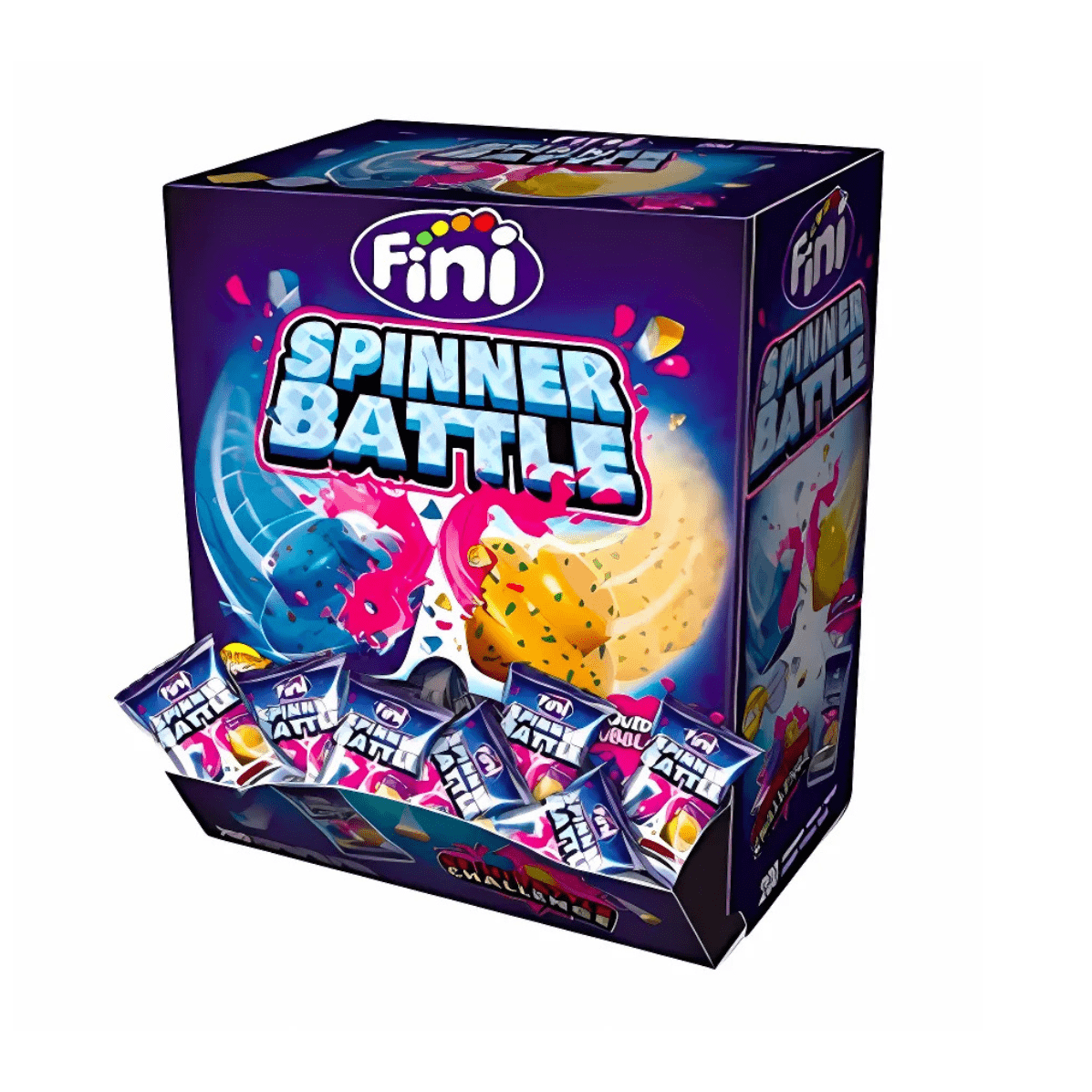 Fini Spinner Battle Gum – 200 Tuggummi med Fruktsmak