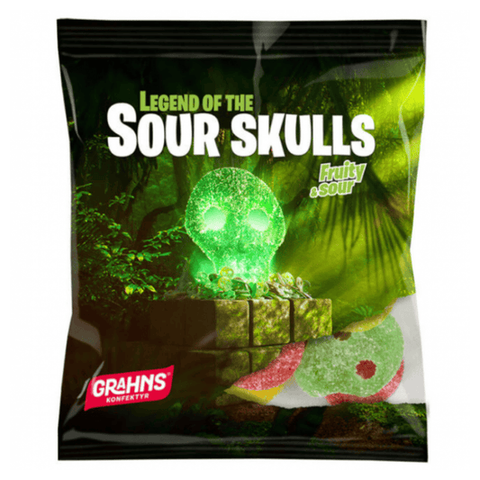 Grahns Sour Skulls 14 X 60 G