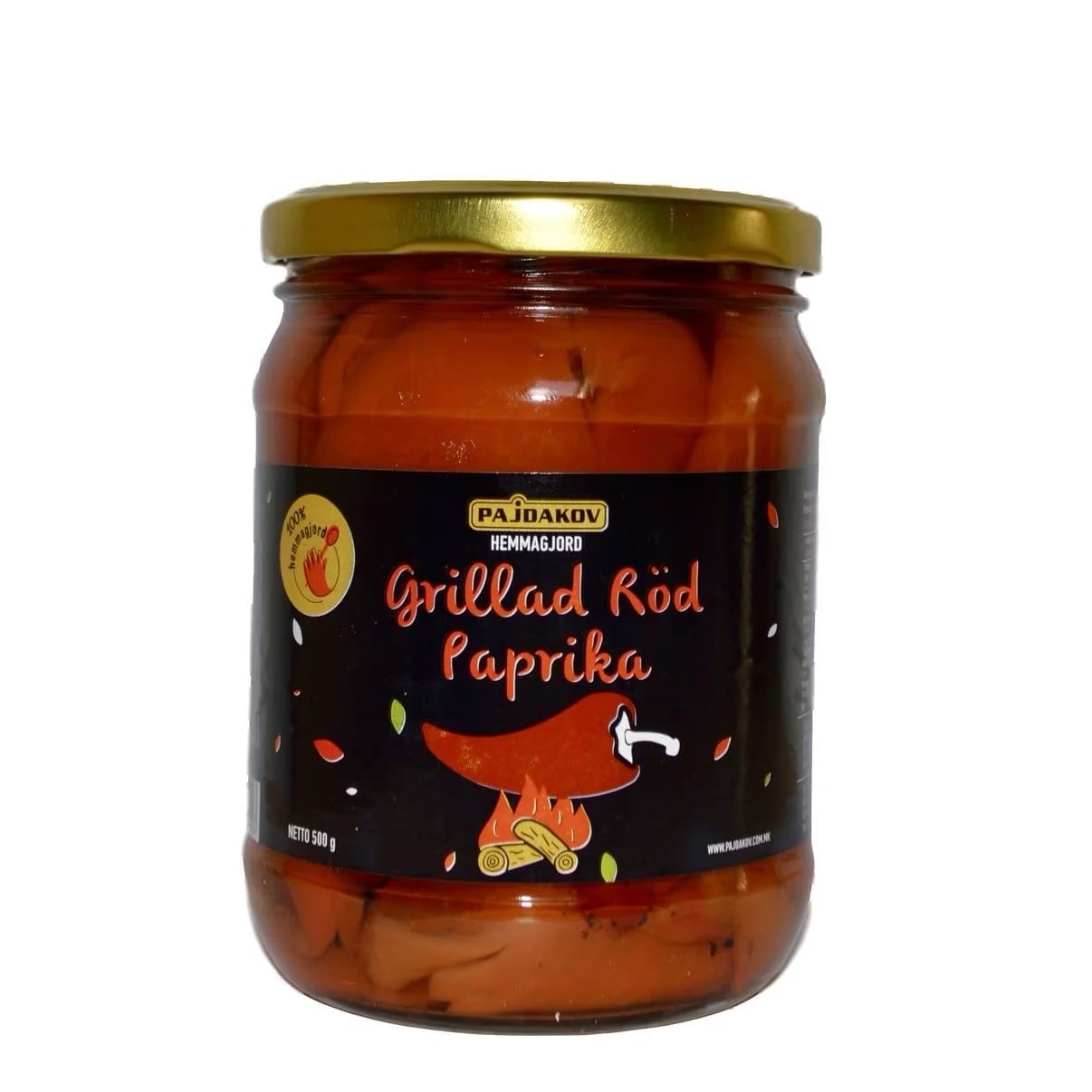 Grillad Röd Paprika 500g-