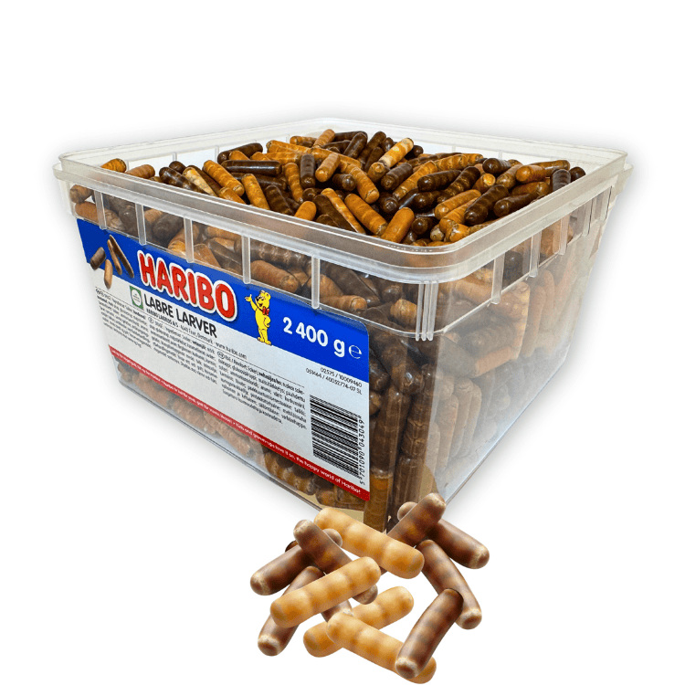 Haribo Labre Larver 2,4 KG