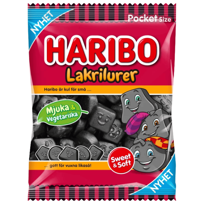 Haribo Lakrilurer 24 X 80 G