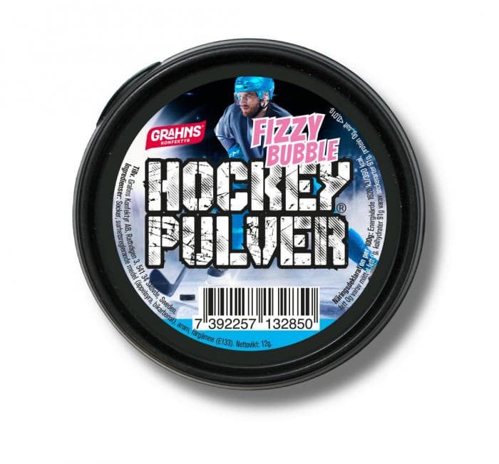 Hockeypulver Fizzy Bubble 12g – Klassisk Smak för Hockeyfans