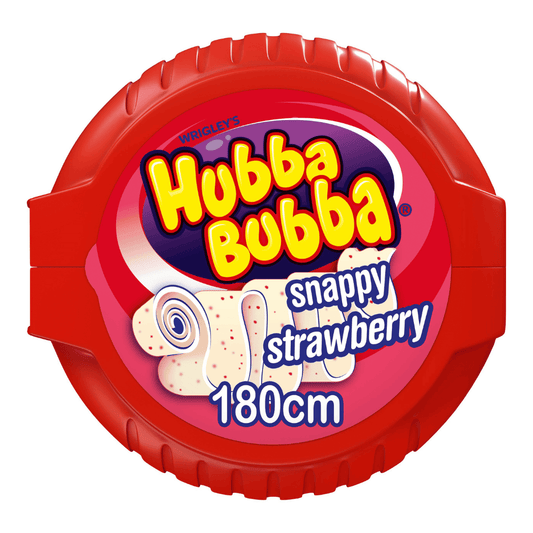 Hubba Bubba Tape Strawberry 12 X 56 G