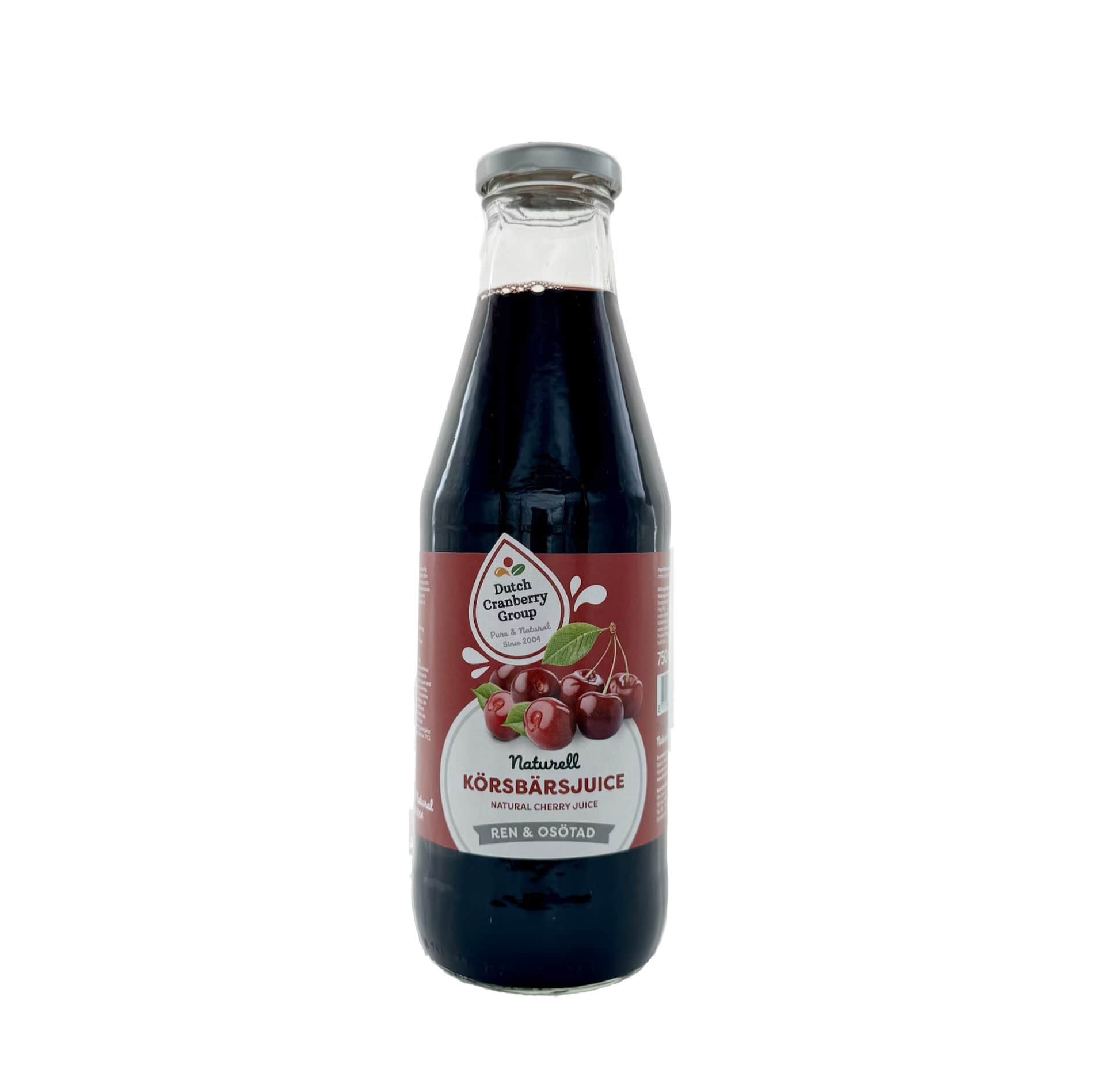 Körsbärsjuice 750 ml 100% Naturell-