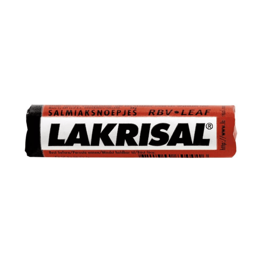 Lakrisal Salmiak Röd Leaf 25g – Intensiv Lakritssmak med Salmiak