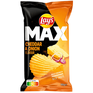 Lays MAX Cheese Onion 22 X 185 G