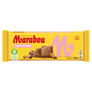 Marabou Frukt & Mandel 160 G