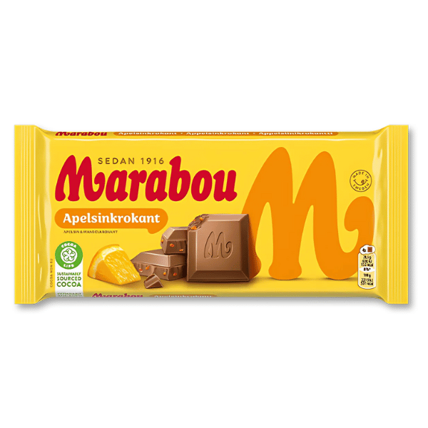 Marabou Apelsinkrokant 15 X 200 G