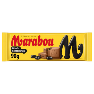 Marabou Black Saltlakrits 24 X 90 G