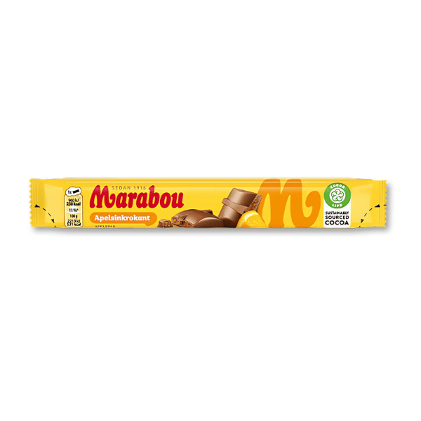 Marabou Dubbel Apelsinkrokant 43 G