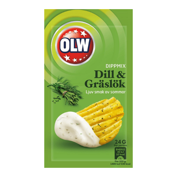 OLW Dippmix Dill & Gräslök 24g