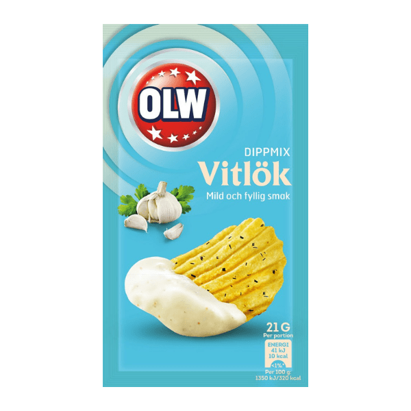 OLW Dippmix Vitlök 21 G