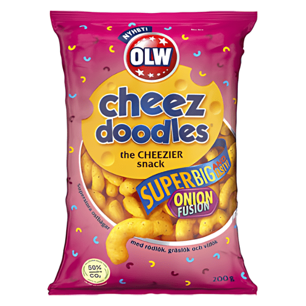 OLW Super Cheez Doodles Onion Fusion 200 g