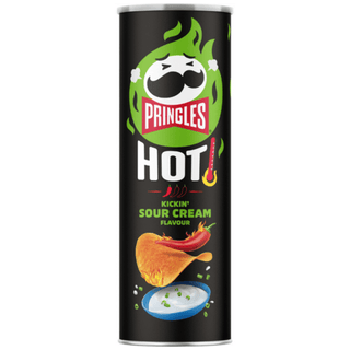 Pringles Hot Kickin Sour Cream 19 X 160 G