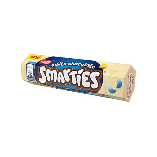 Smarties White Hexatube 34g - Vit Chokladgodis