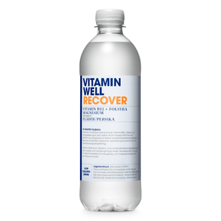 Vitamin Well Recover Fläder Persika 12 X 50 CL