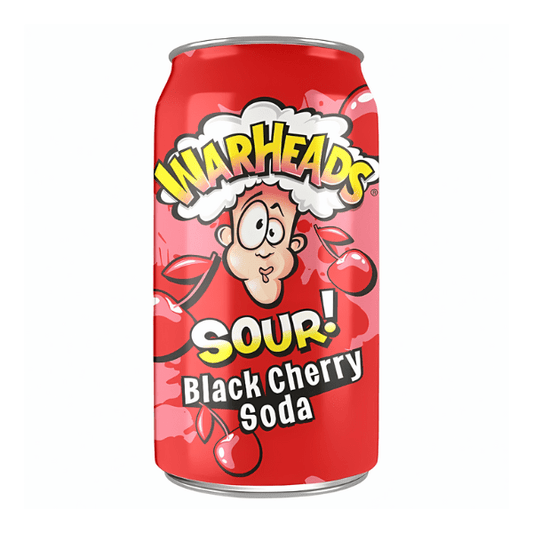 Warheads Sour Soda Black Cherry 355 ML