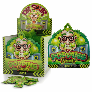 Dr. Sour Popping Candy Apple
